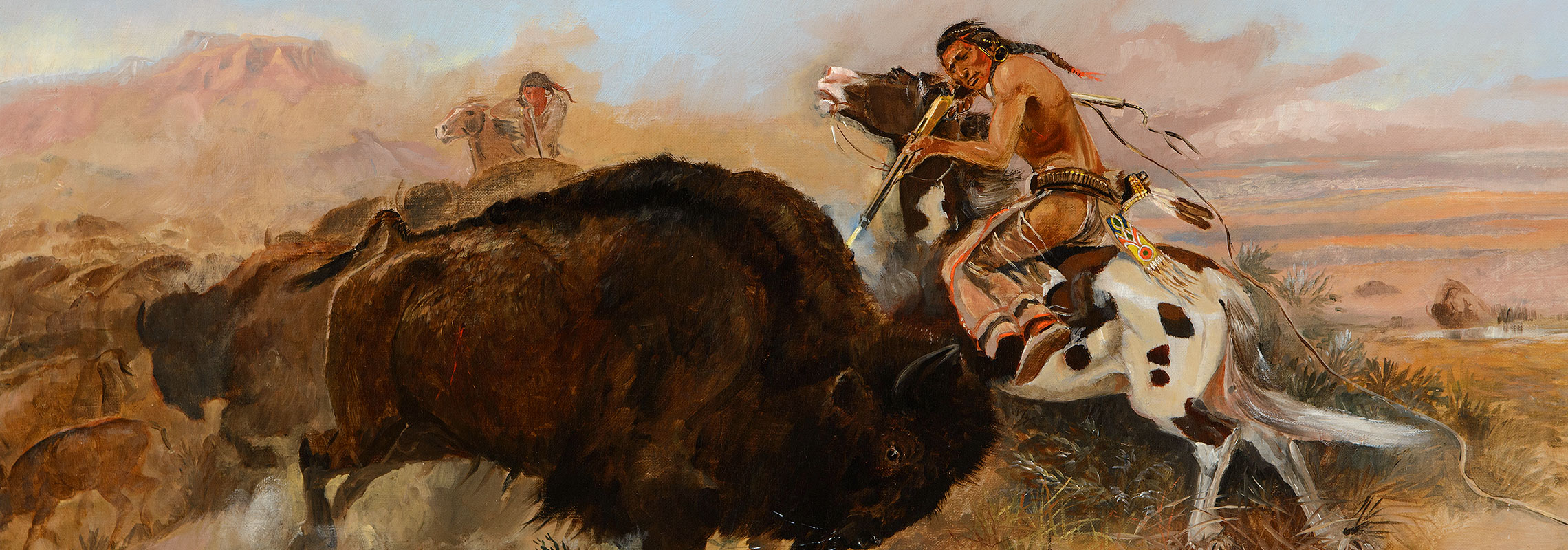 Charles M. Russell – Meat for the Tribe